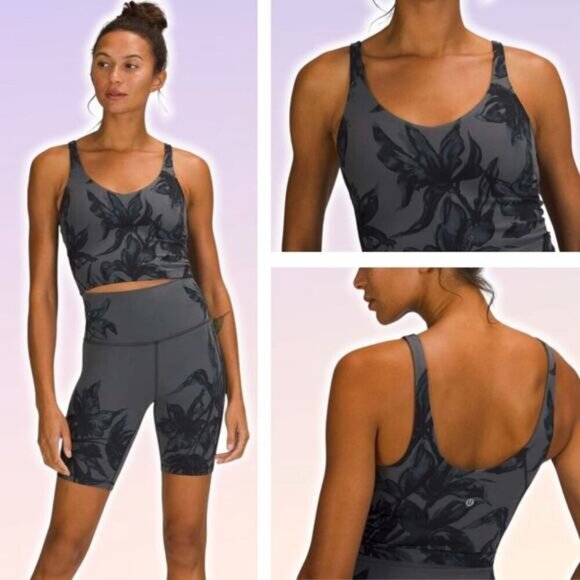 lululemon athletica Tops - LULULEMON Align Tank Top Botanical Bloom Anchor Multi Size 2